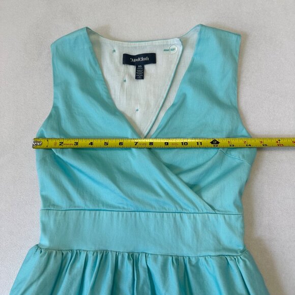 ModCloth x Care Bears Next Level Fit & Flare Dress Size XS Blue Camping Graphic - Picture 13 of 16